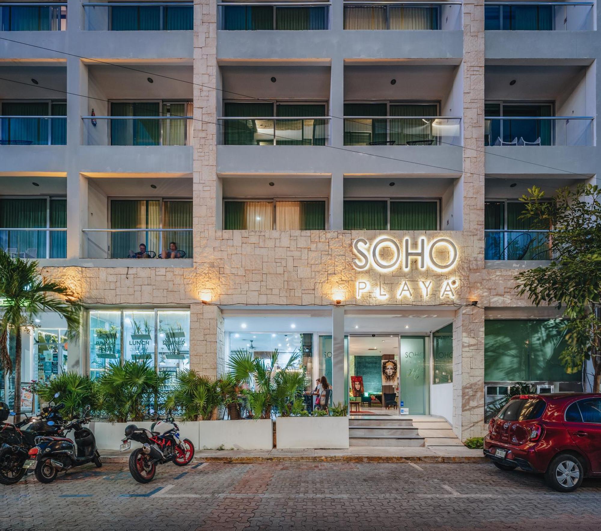 Soho Playa Hotel Playa del Carmen Bagian luar foto